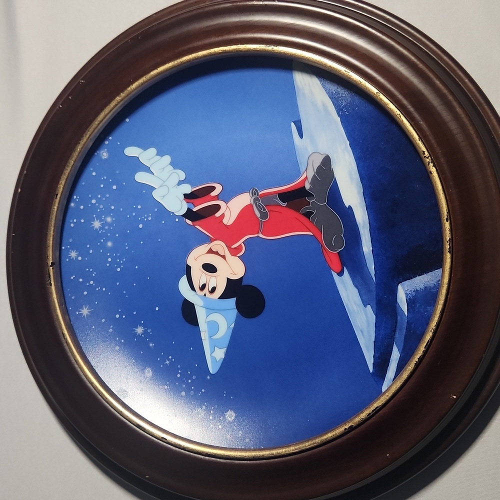 "The Apprentice Dream" Fantasia The Sorcerer's Apprentice Collectors Plate - Picture 4 of 4